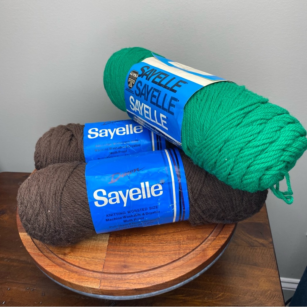 SAYELLE Yarn Combo•bundle of 3 Vintage